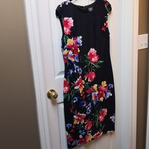 Vince Camuto Floral Midi Dress,  size 12